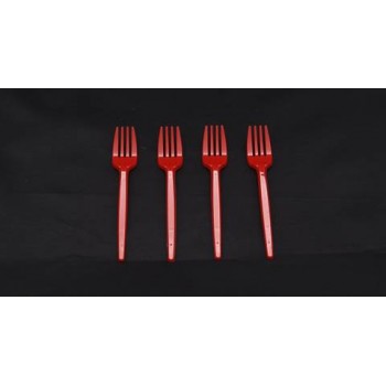 PRAFESTA-GARFO SOBREMESA VERMELHO 20PC X 50UN