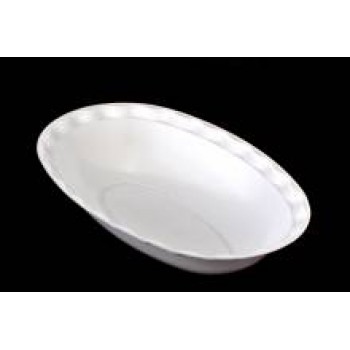 PRAFESTA-POTE OVAL QUALITY LINE BRANCO 80PC X 10UN