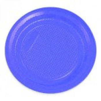 ZETTAPACK-PRATO 15CM BOLO AZUL ESCURO 100PC X 10UN