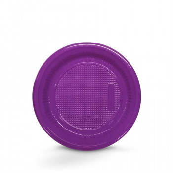 ZETTAPACK-PRATO 15CM BOLO LILAS/ROXO 100PC X 10UN